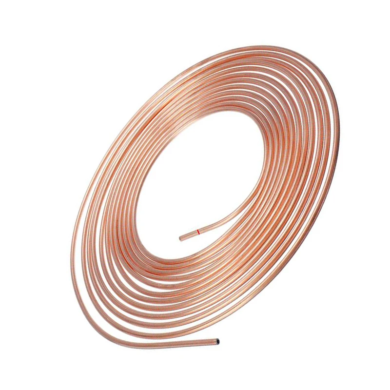 Brake Pipe Hose 25ft 7.62m Roll Tube Coil Of 3/16 Mosquito Coil Disc Anti-Rust Brake Pipe Hose Line Tubing