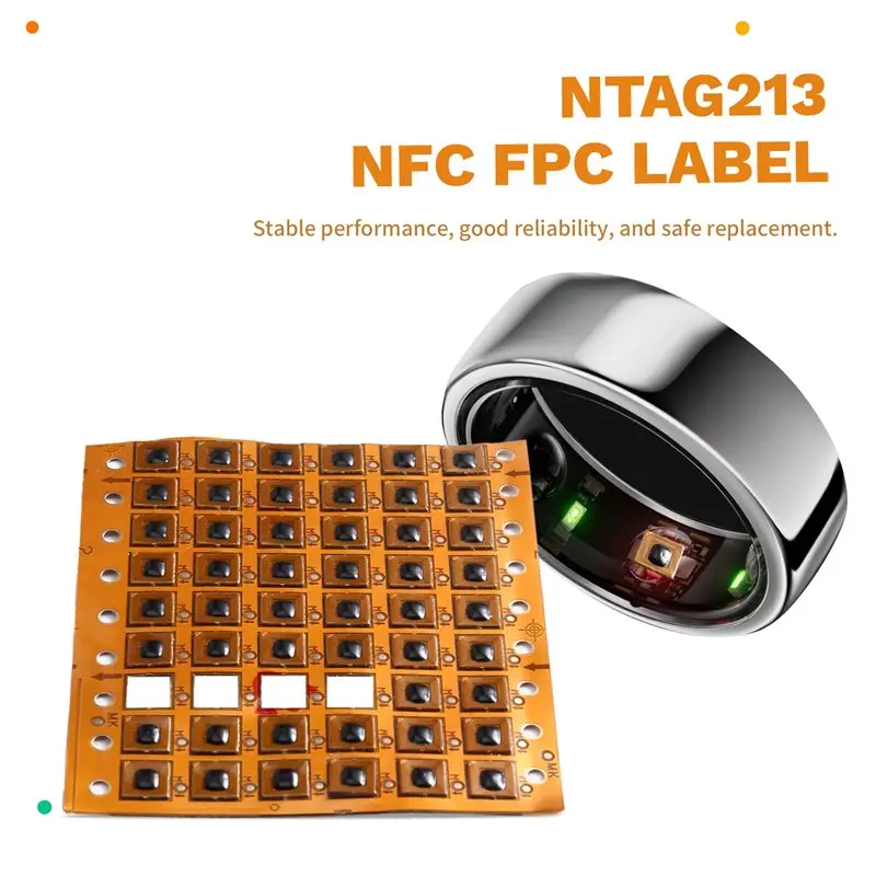 AA84 초소형 NTAG213 FPC 태그 13.56Mhz RFID 스티커 스마트 주얼리 링용