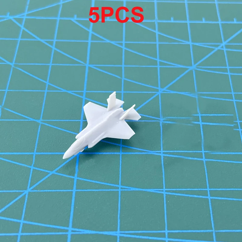 

5PCS F-35A Lightning II Fighter Aircraft Length 6mm/22mm/44mm 1/2000 1/700 1/350 Scale Model Fighting Aeroplane Battle-plane