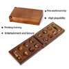 Mancala Game African Gem Chess Barn game with  Glass Stones Household Interactive Toys for Parents and Kids 2