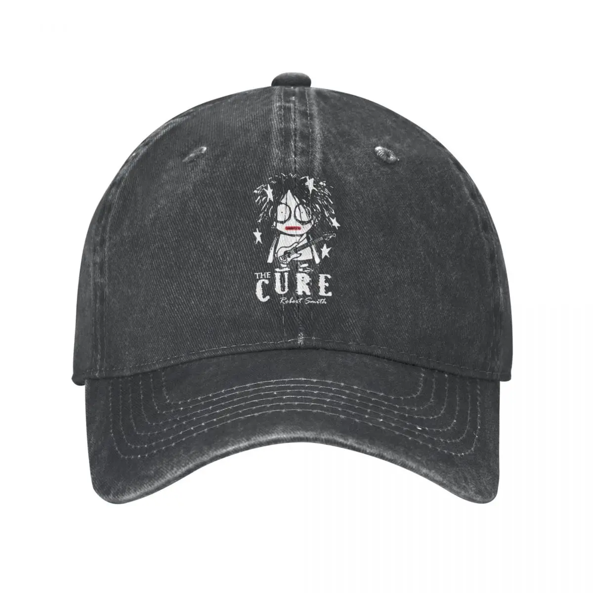 

The Cure Robert Smith Unisex Style Baseball Caps Distressed Washed Hats Cap Vintage Outdoor Unstructured Soft Snapback Hat