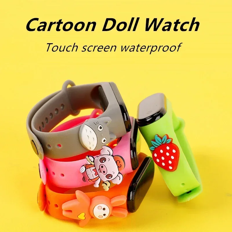 Waterproof Children Smart Watch Boy Girl Cartoon LED Digital Wristwatches Silicone Sport M3-M7 Kids Watch Birthday Gift Bracelet 4