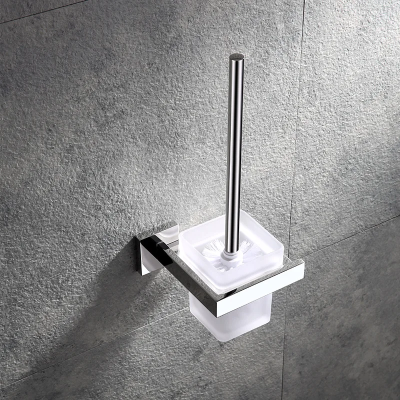 Bathroom Accessories Mirrow Polished Cleaning Brush Holder Sets Wall Mounted Toilet Brush Holder 304 Stainless Steel Clean Tool bathroom accessories,toilet brush set,toilet brush holder