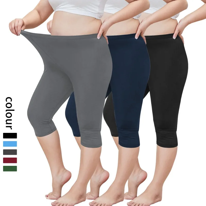 Plus Size Capri Leggings 1