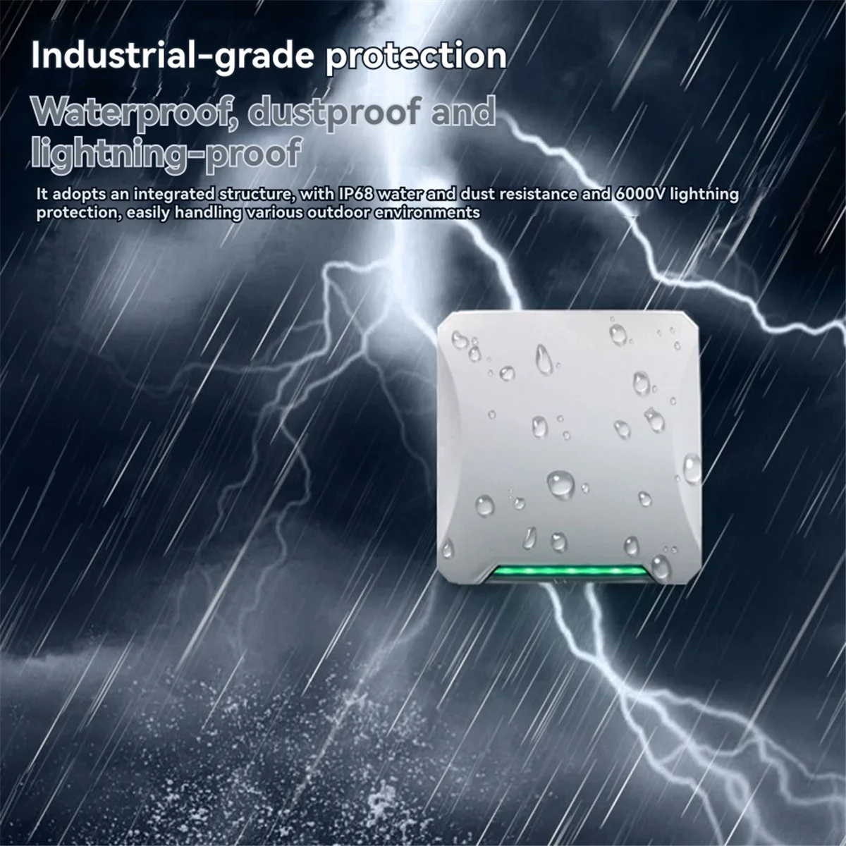 B47C 25M 장거리 UHF RFID 리더 860-960Mhz 충돌 방지 다중 태그 판독 0--33Bbm ISO18000-6CISO18000-6B RS485