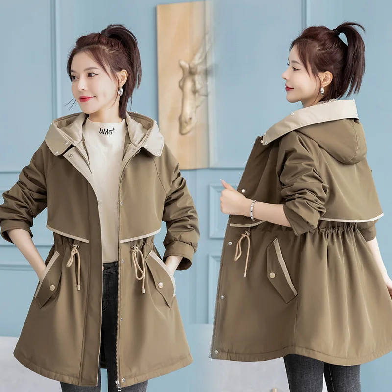 

Pai Overcome Women's New Winter In The Long Cotton-padded Jacket Removable Inner Lining Cotton-padded Jacket Thicker Winter Coat