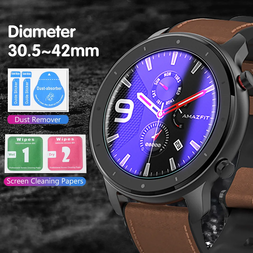 Smart Watch Screen Protector HD Ultra-thin Full Protective Film Round For DW Petite ICONIC Classic Series Watch 30.5-42mm