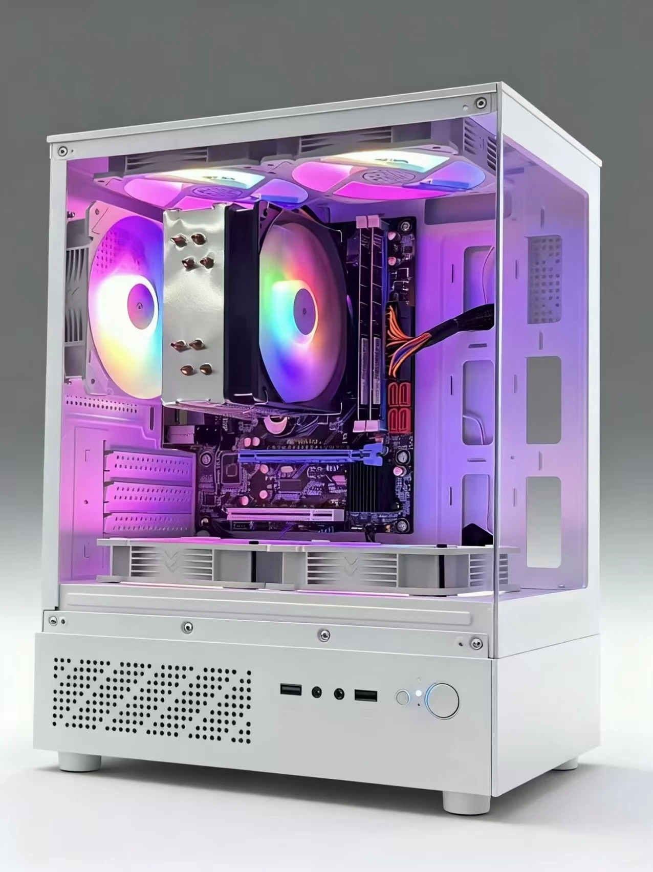 AOTESIER Game Desktop Host Core I3 I5 I7 CPU 8G RAM 120GB 256GB 512GB SSD Supply PC Gaming Desktop Computer With Graphic Card - immagine 3