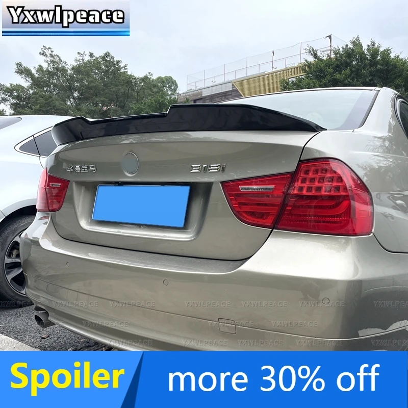 

For BMW 3 Series E90 Spoiler 2005-2011 High Quality ABS Plastic PSM Style Primer Color Rear Trunk Lip Spoiler Wing Car Styling