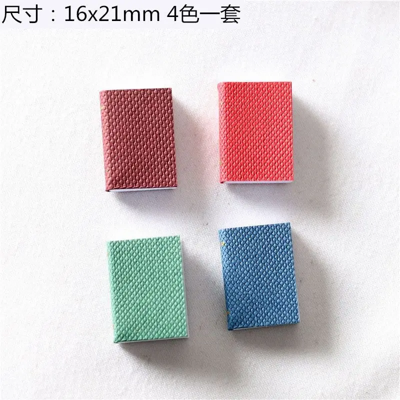 4pcs Dollhouse Miniature Mini Small Books Model Furniture Accessories Pretend Toy Dolls  Decoration Kid Gift 5