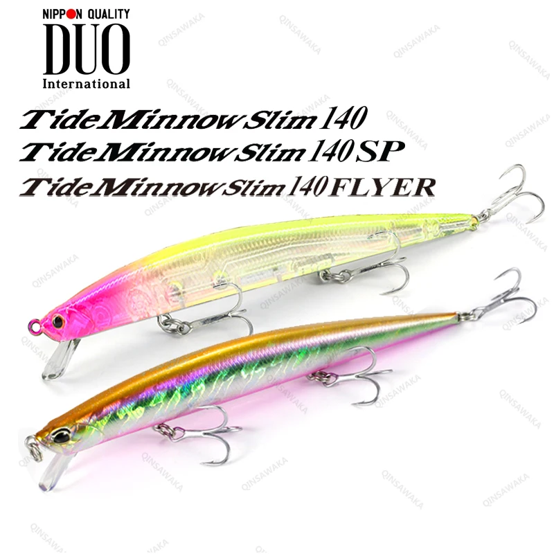 Original Japan DUO Tide Minnow SLIM 140SP 140 FLYER Fishing Lure