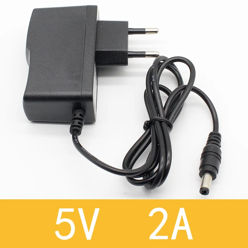 1pcs 100-240V AC-DC 전원 어댑터 공급 충전기 어댑터 5V 12V 1A 2A 0.5A EU 플러그 5.5mm x 2.5mm/5v3aDC 플러그 마이크로 USB