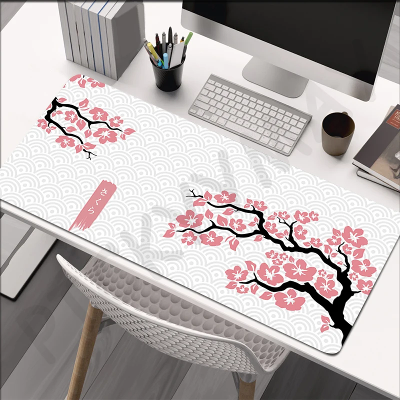 

Sakura Large Mouse Pad 100x50cm Big Computer Mousepads Waterproof Gaming Mousepad Big Keyboard Mat Gamer Mouse Pads Desk Mats