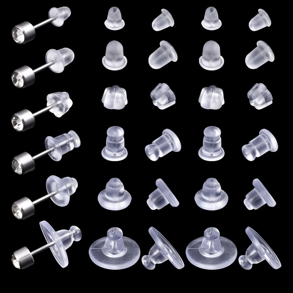 Earring Stoppers Plastic Earring Findings Earring Backs For Heavy