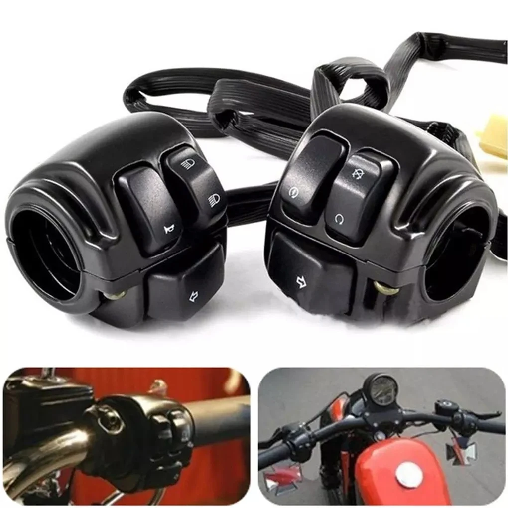 

1Pair Motorcycle Switches Handlebar Parts Autocycle Power Controller
