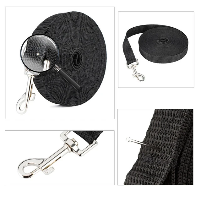 Long Nylon Pet Dog Leash For Small Big Dogs Cats Outdoor Hiking Puppy Lead Rope Strong Labrodor Traction Belt 1.5m 3m 10m 30m 5