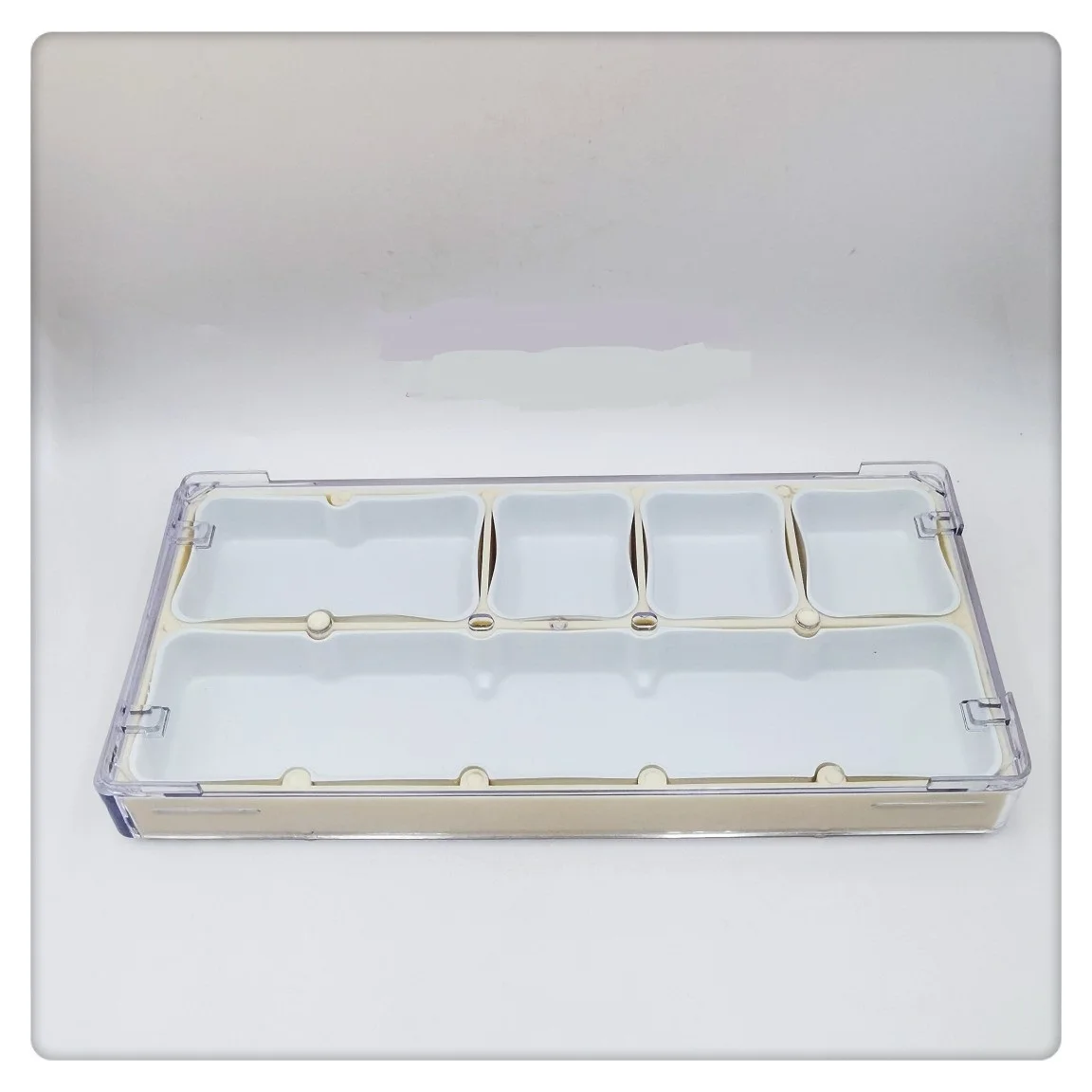 5 Grids Watch Parts Storage Box Organizer Watchmaker Repair Tool Storage Tray for Watch Movement Parts Accessories Box