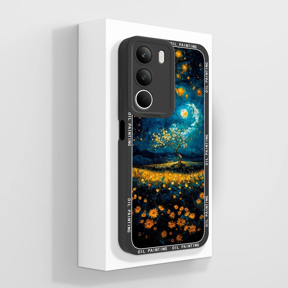 Lovely Flowers Pattern Shockproof Phone Case - Full Protection Cover