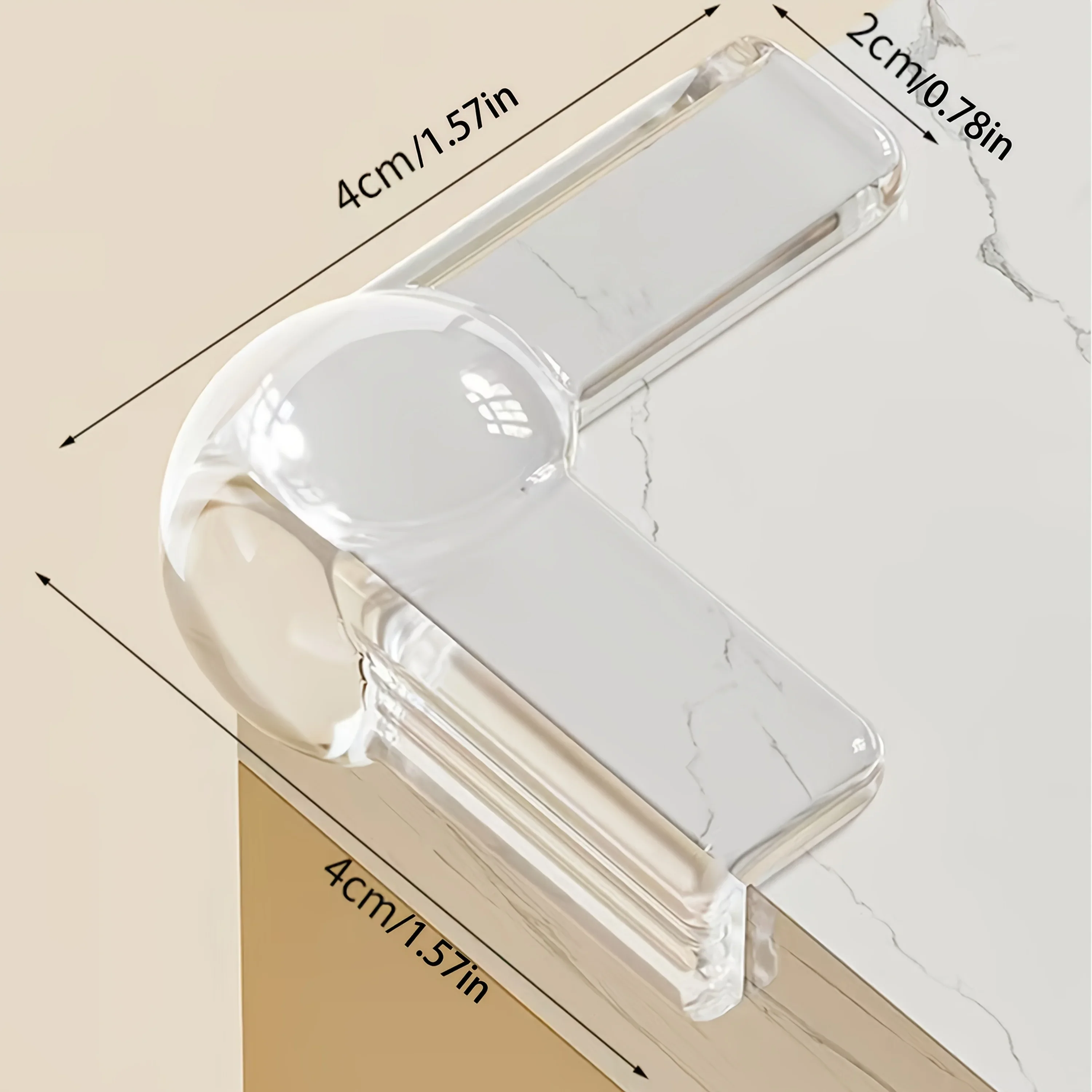 Set of 4 Clear Protective Corner Guards - Thick, Soft, and Safe