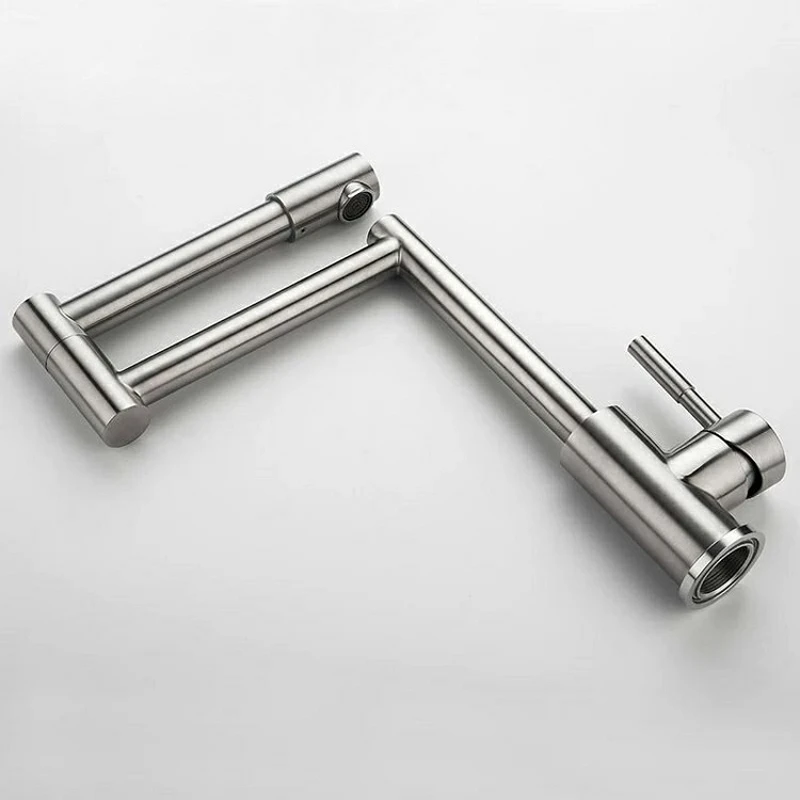 aço inoxidável pote filler torneira braço oscilante