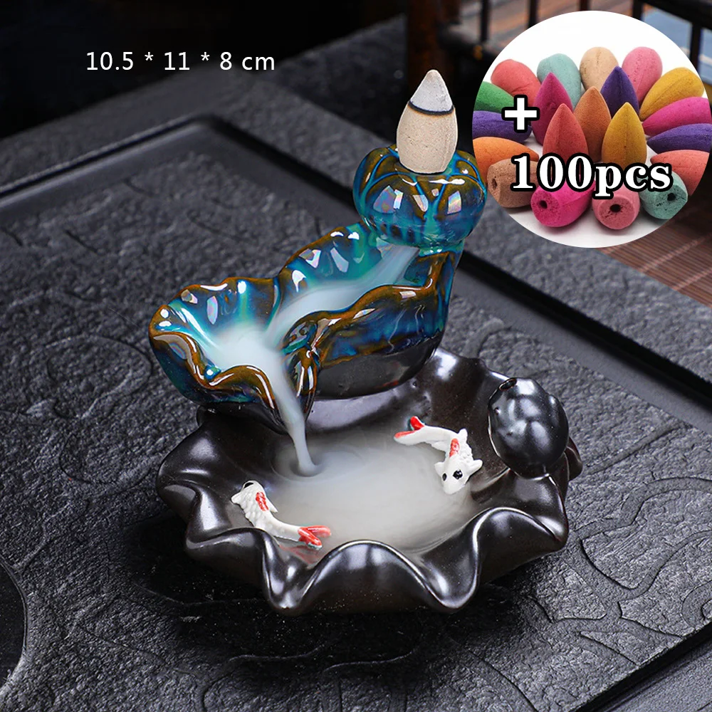 Censer Holder Backflow Incense Craft Creative Waterfall Incense