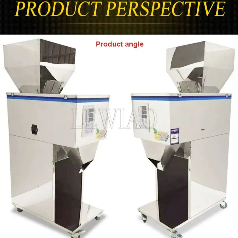 110V 220V Auto Weight Powder Grain Spices Bean Coffee Tea Particle Filling Packaging Packing Machine 5