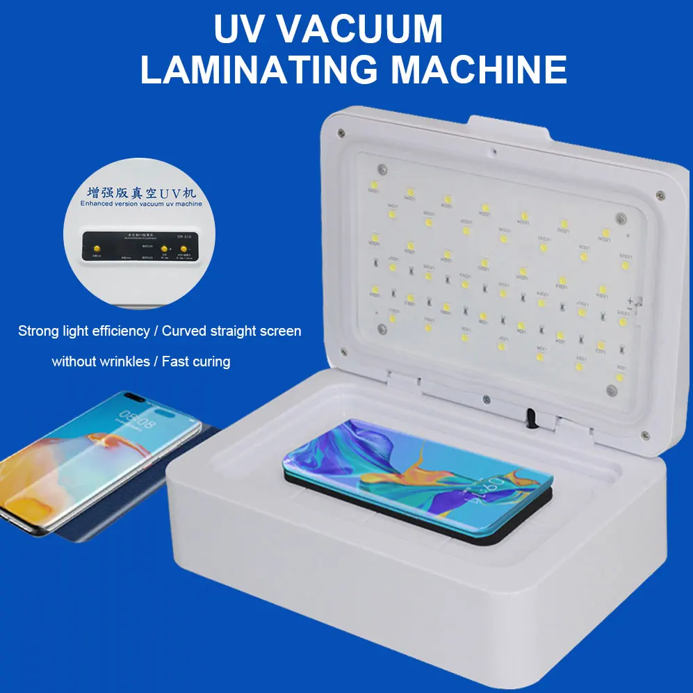 Multifunctional intelligent uv curing vacuum mute laminating machine