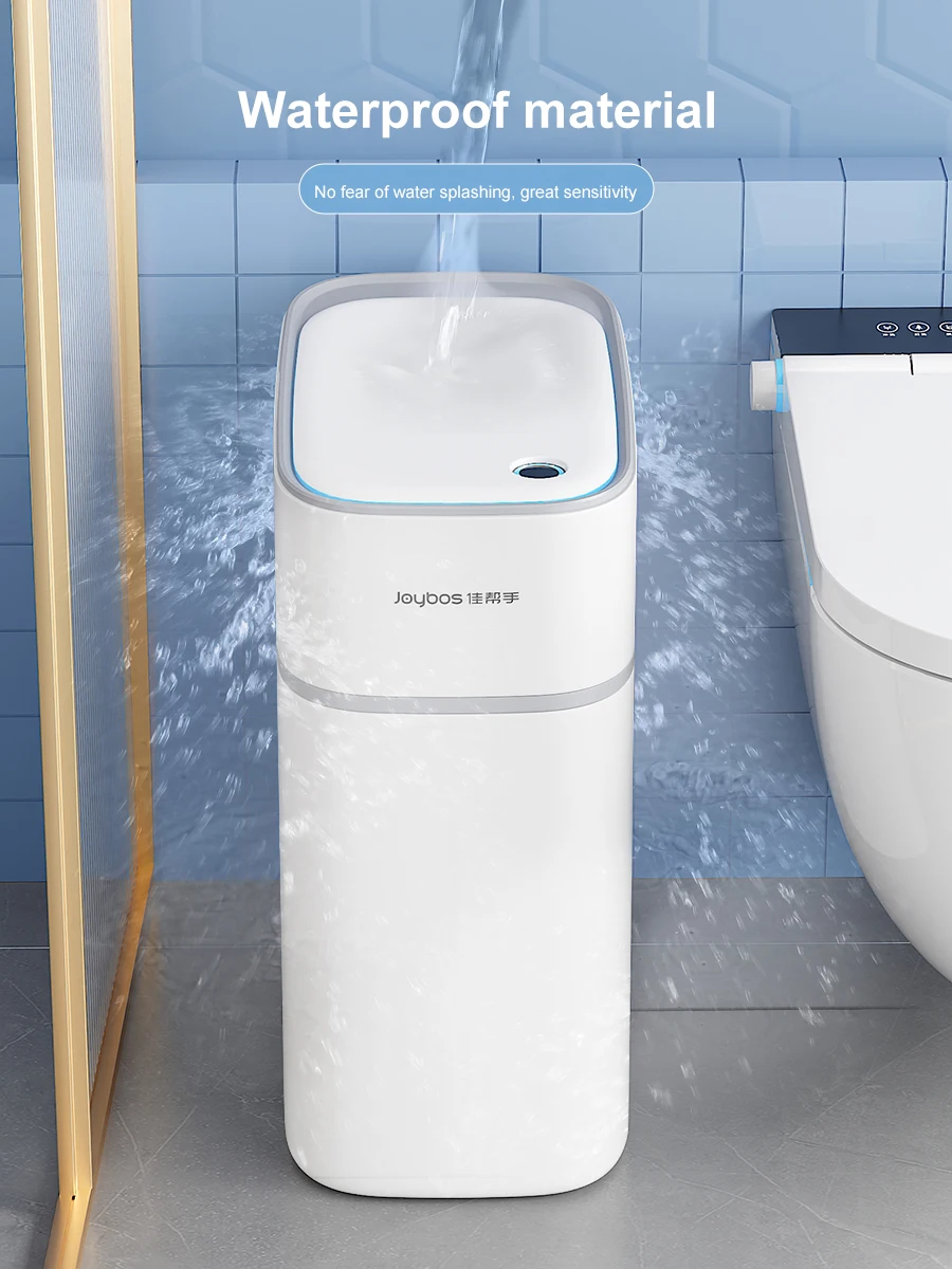 Joybos® 2 In 1 Slim Bathroom Trash Can With Toilet Brush Z32