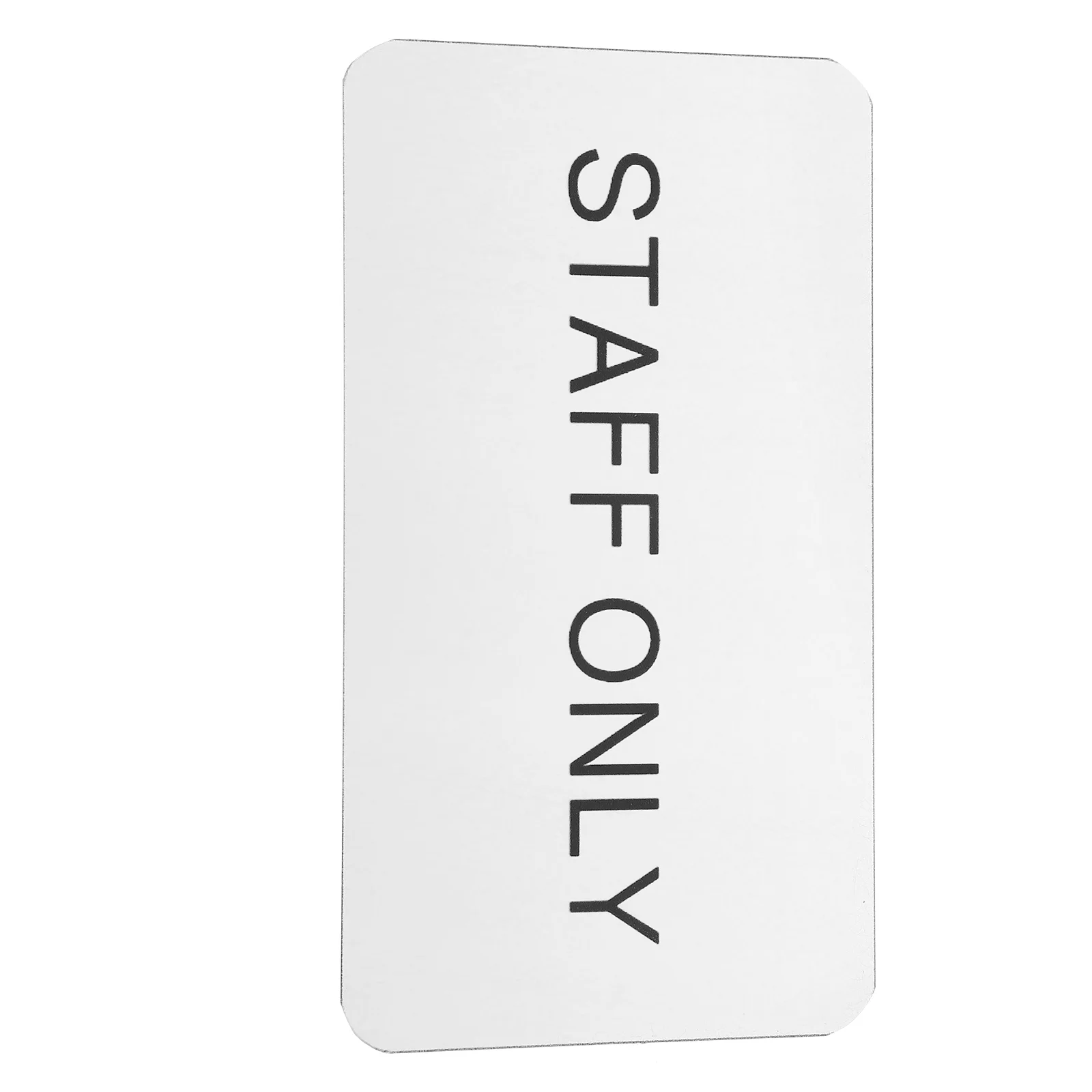 Staff Only Plate Wall Mount Door and Wall Sign Restaurants Staff Only Door Sign Staff Only Door Sign Office Door Sign