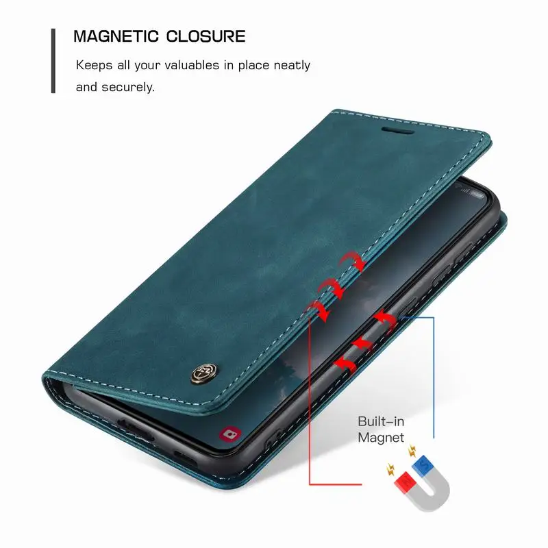 Case Cover For Samsung S23 Luxury Flip Magnetic Attraction Leather Wallet Phone Cover For Samsung Galaxy S 23 S23