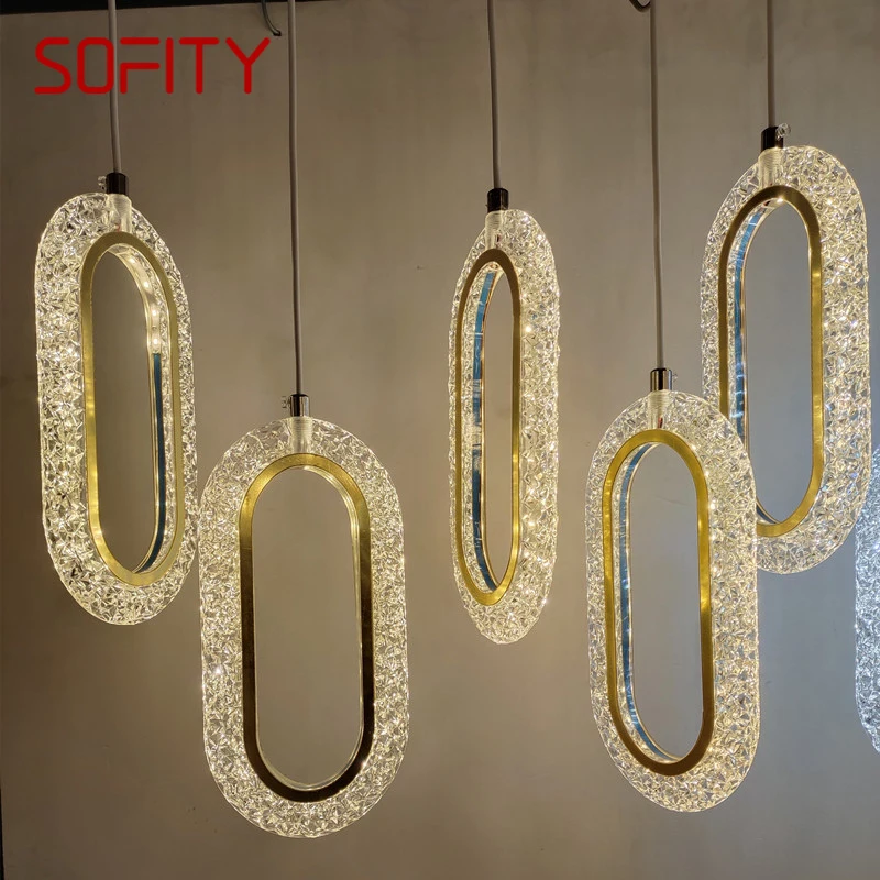 

SOFITY Modern Wedding Pendant Lamp Festival Lights Atmosphere LED Light For Party Stage Star MoonBackground Decorationnd