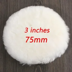 Premium Wool Polishing Pad Set - Car Waxing & Buffing Accessories (3inch)