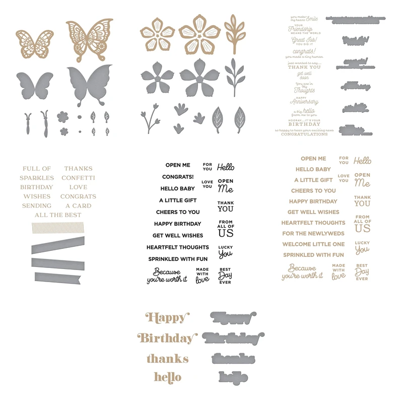 Butterfly Hot Foil Dies New Hot Foil Craft Dies Hot Foil Stamping