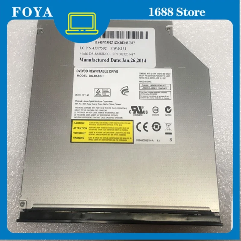 

For lenovo ThinkPad E420 E425 E520 DVD drive DVD burn CD drive with built-in CD drive panel