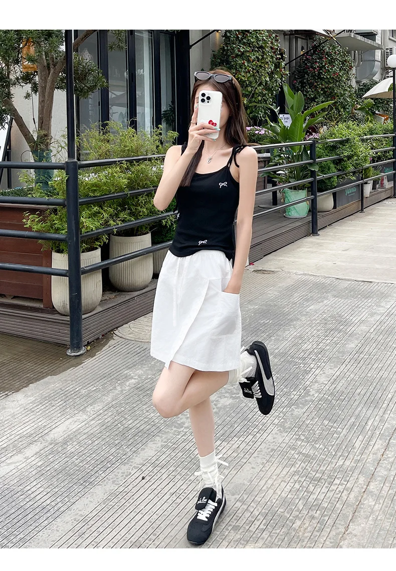 Women Two Piece Shorts Skirt Set Image 13