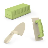 3pcs/set Castle Sand Snow Brick Portable Children Kids Educational Mould Toy Building Summer Sandcastle Seaside Sand Toy 2