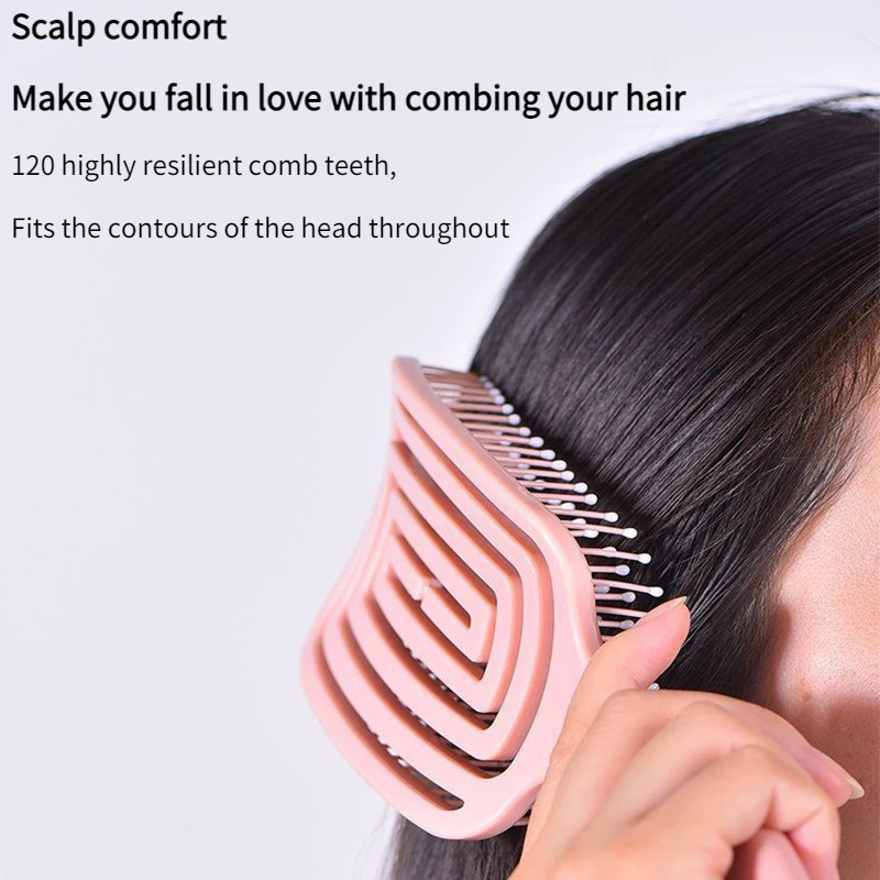 Xiaomi Mijia-peines masajeadores de cabeza para mujer, cepillo de pelo portátil, peine de belleza elástico relajante, accesorios para el cabello