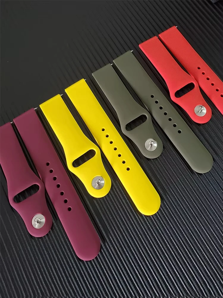 Silicone Replacement Watch Strap - 20mm/22mm