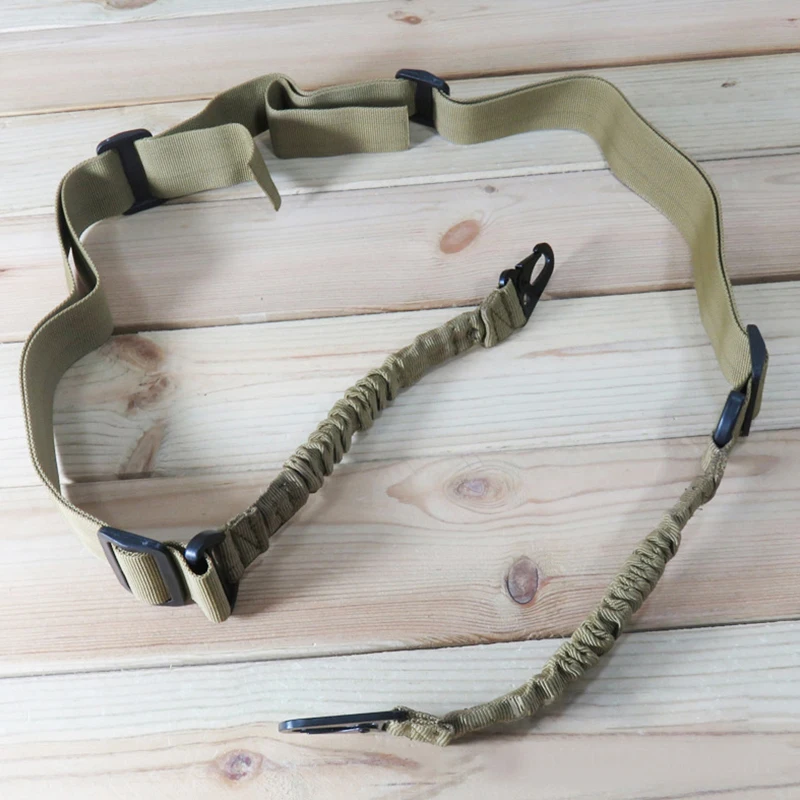 

Tactical 2 Point Sling Shoulder Strap Outdoor Rifle Sling QD Metal Buckle Belt