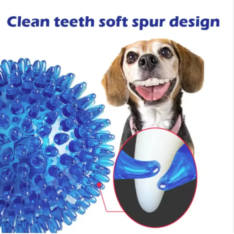 Sounding Chew Ball For Dogs And Cats Tooth Cleaning Training Toy_voghion.com