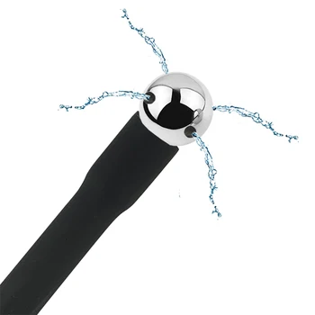 25 to 200cm Long Douche Silicone Enema Syringe Anal Shower Cleaning Head Anal Beads Butt Plug Nozzle Tip Faucet Attachment Gay 2