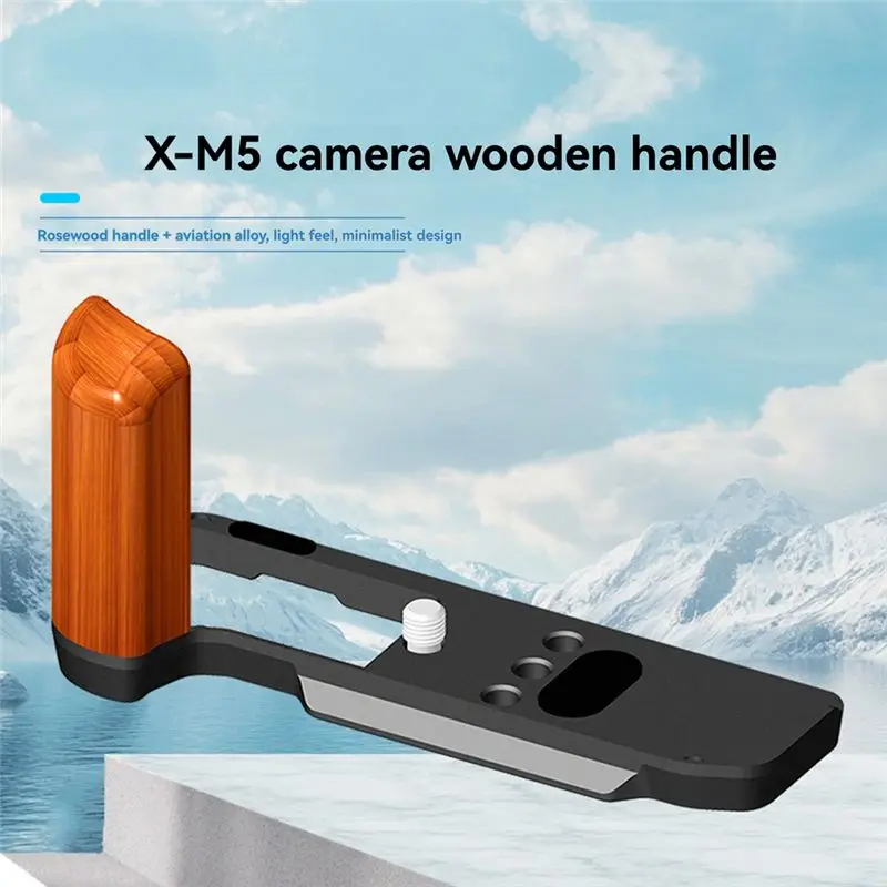 CLCU For Fuji X-M5 카메라 핸들 하단 플레이트 베이스 L 플레이트 For Fuji X-M5 퀵 릴리스 플레이트 하단 사진 액세서리