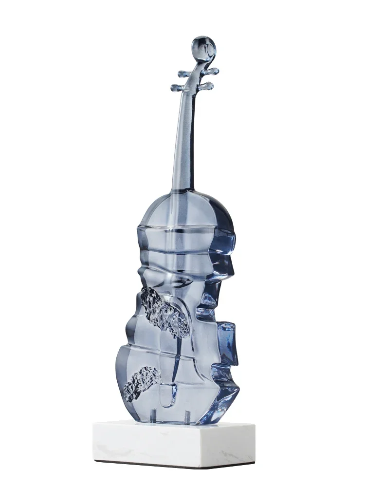 

Yy Creative Violin Living Room Floor Stand Decoration Art Desktop Decoration