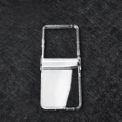 Crystal Clear Protective Phone Case with Durable Hinge Guard for Motorola Razr 60 Ultra (Transparent )