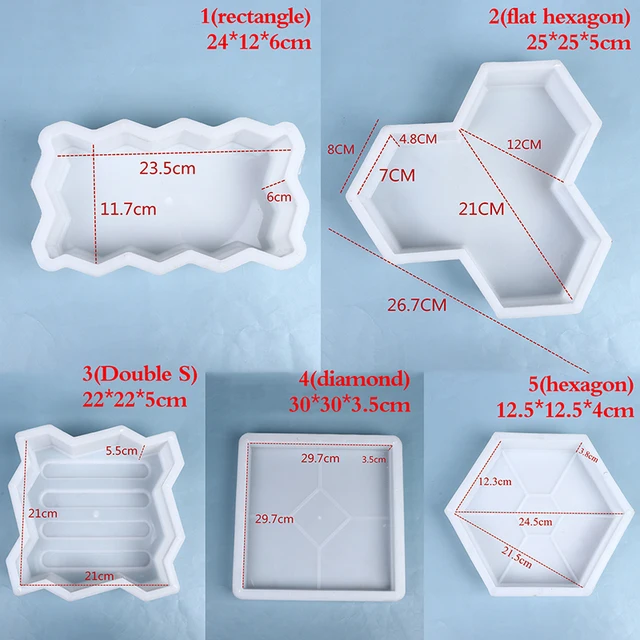 Műanyag Tégla Penész Burkolat Járó Járvány Sétány Penészek Mew Barkács Útkészítő Lyuk Közepe Alak Kerti Út Beton