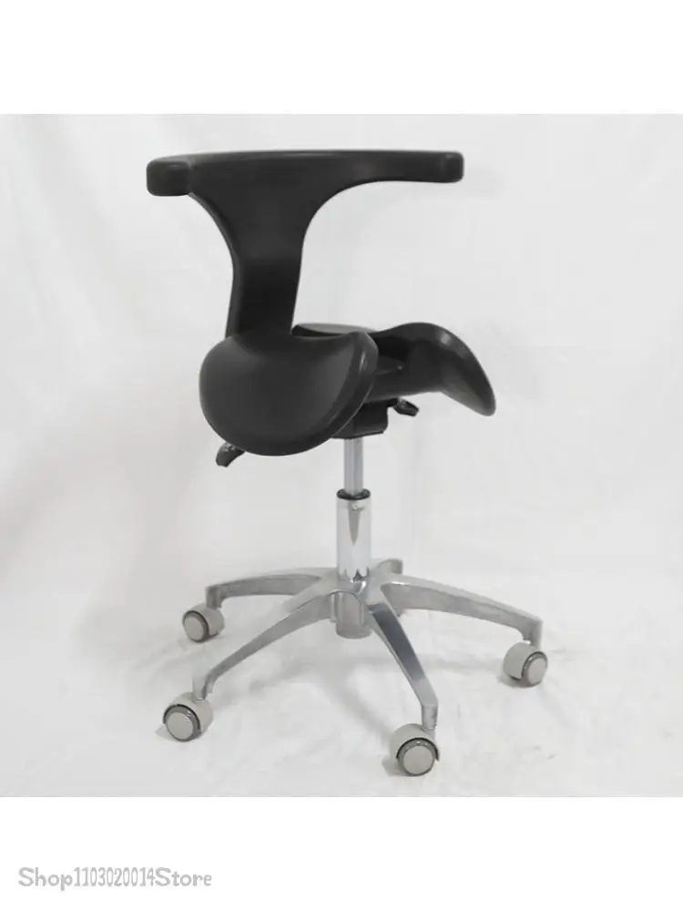 Saddle Chair Backrest Lift Chair Cosmetic Adjustment Dental Stomatologist stool Silent Pulley Simple stool