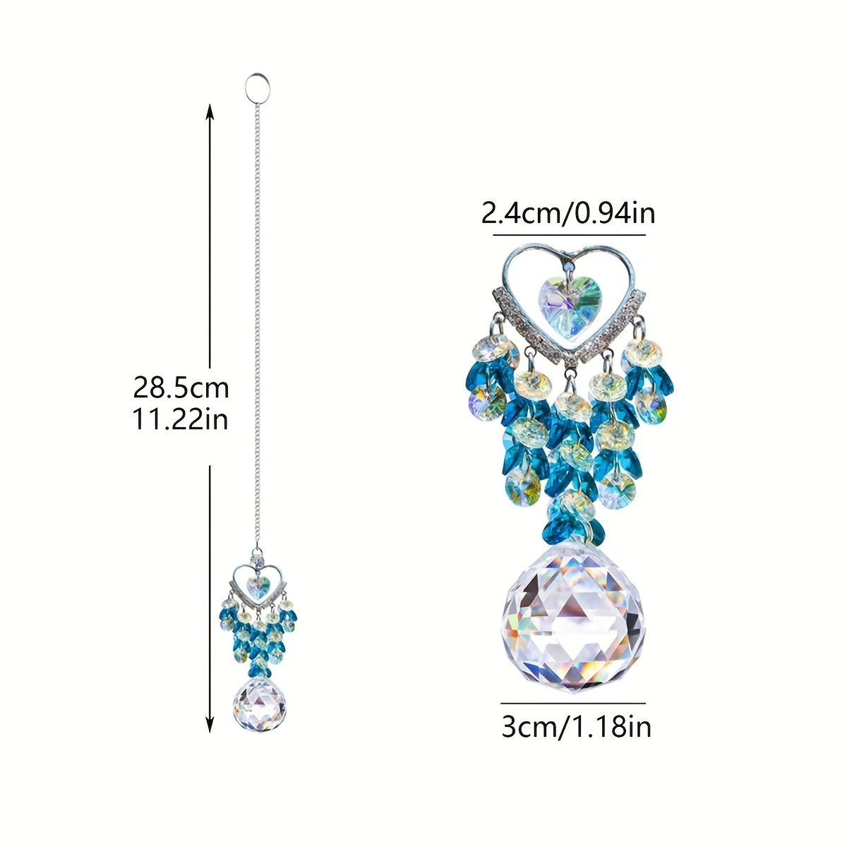 Sun Catcher Sun Catchers Crystal Pendant 1pc satellite diamond crystal sun catcher prism ball pendant car hanging home decor pendants