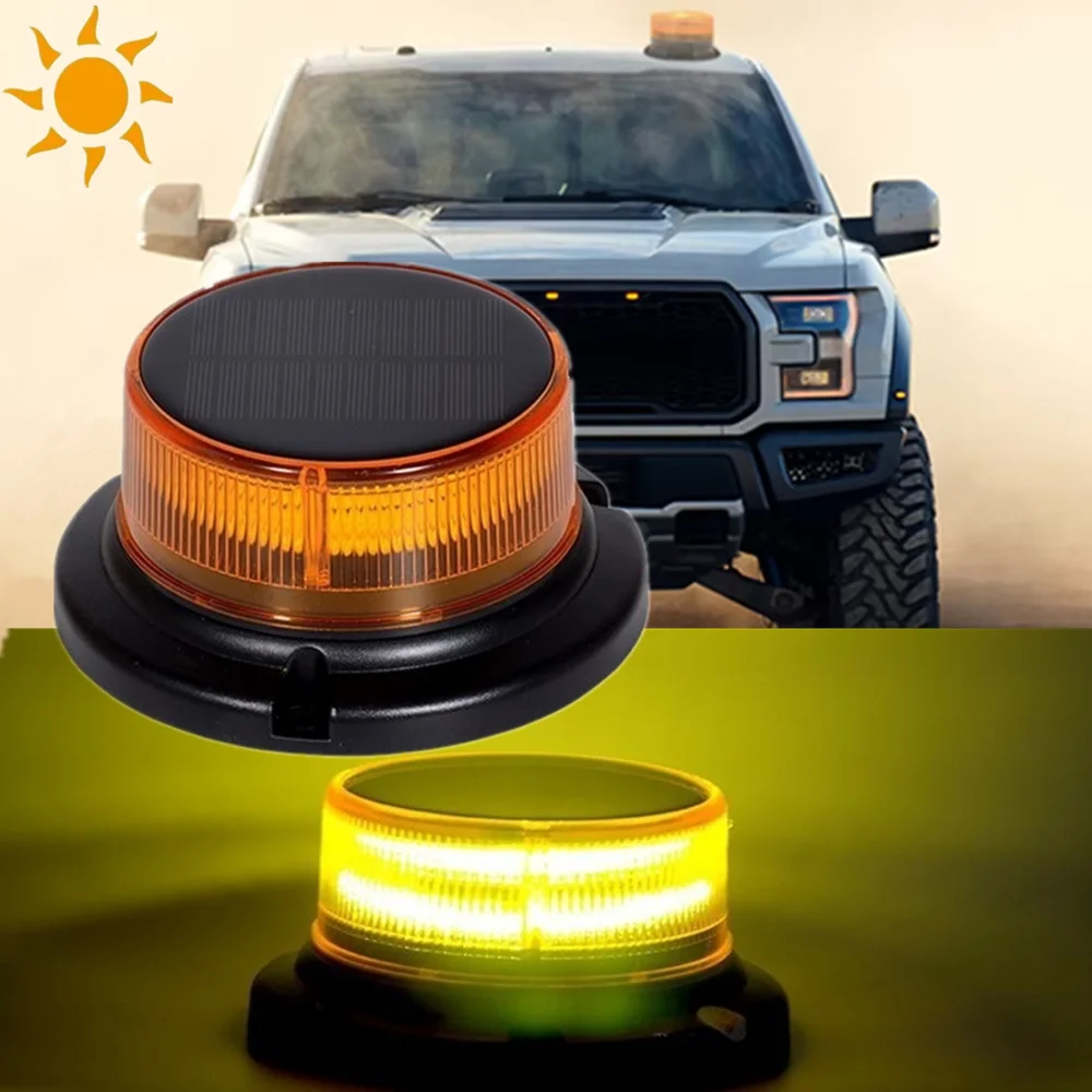 72 Mini LED Rooftop Strobe Light Bar with Magnetic Base