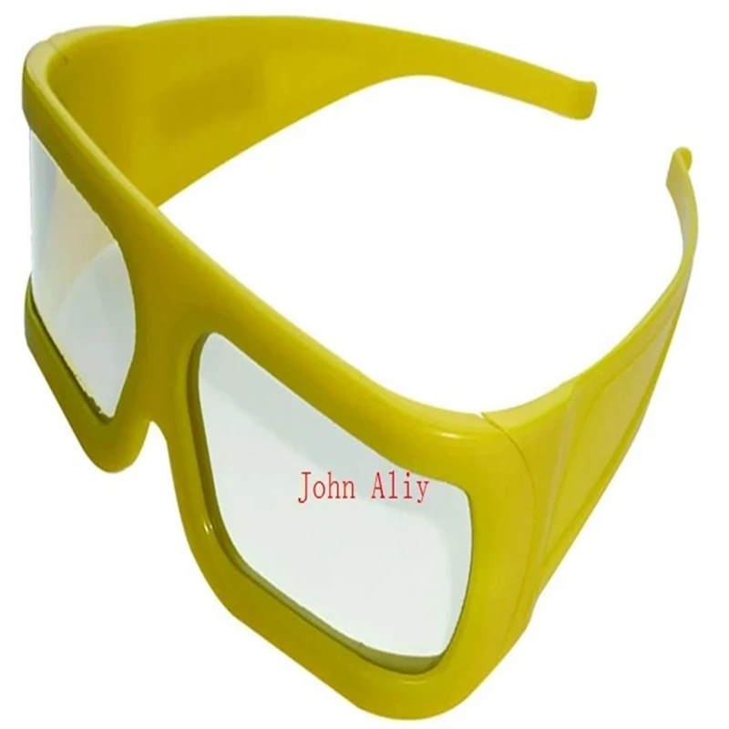 Vidros Polarizados para Filmes 3d Quadro Amarelo para Filmes 3d 10 Pcs - Image 5