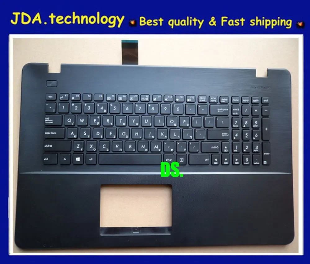 

MEIARROW New Black C cover For ASUS A751 X751LD k751j K751L X751 R752 R752L EU keyboard upper cover Palmrest topcase